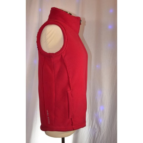 Under Armour Red Fleece Vest Size M - Picture 2 of 8